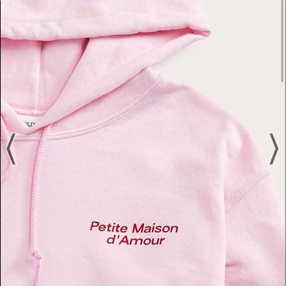 Petite Maison d'Amour Cotton Hoodie / “Little House of Love” by Morgan Lane
